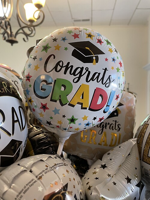 Grad balloon on a stick