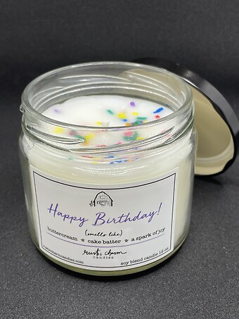 Happy Birthday candle