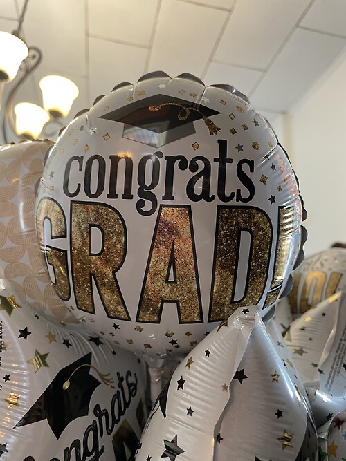 Grad balloon on a stick